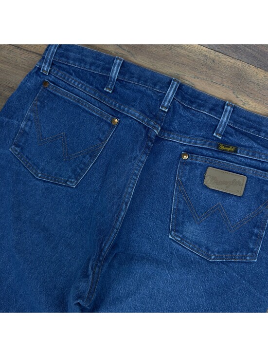 Wrangler Other - Wrangler Cowboy Cut Mens Jeans 35x32 Indigo Original Fit